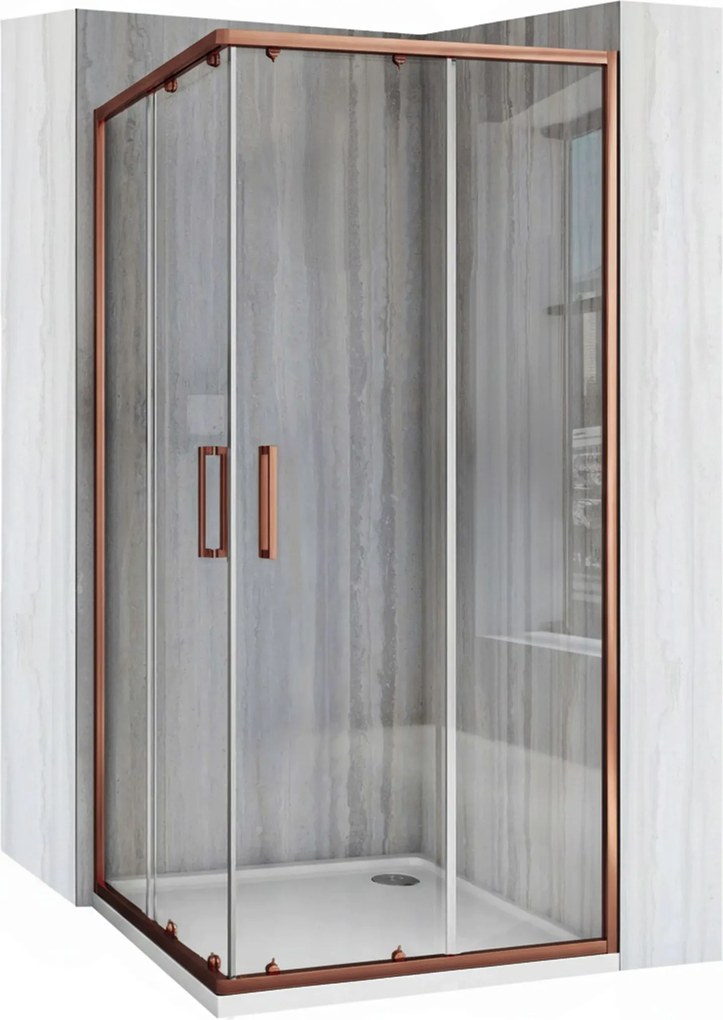 Cabina doccia Rea City 80x80 CopperBrush