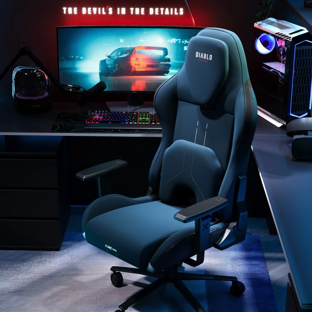 Sedia Da Gaming Diablo X.One Prime, Normal Size, Meta Ocean