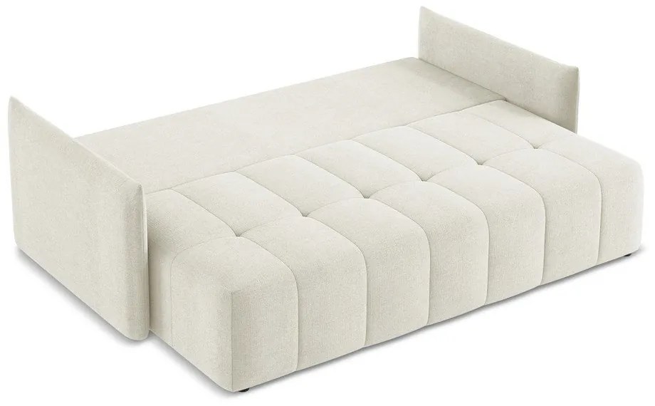 Divano beige allungabile/con contenitore 225 cm Moku – Makamii