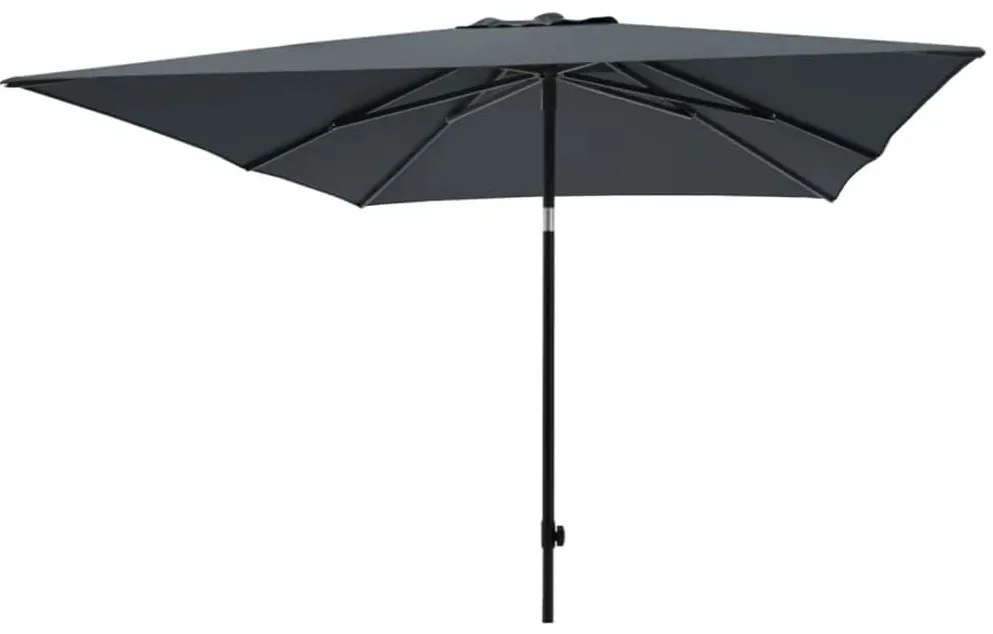 Ombrellone Da Giardino Denia 200x200 Cm Grigio /