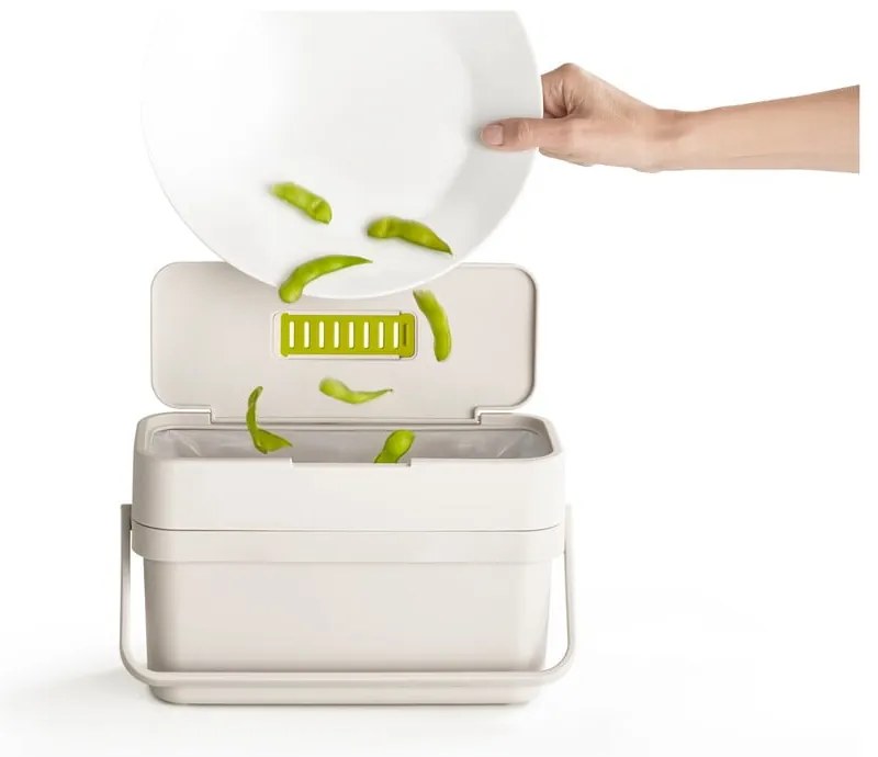 Contenitore per rifiuti compostabili bianco da 4 L Compo - Joseph Joseph