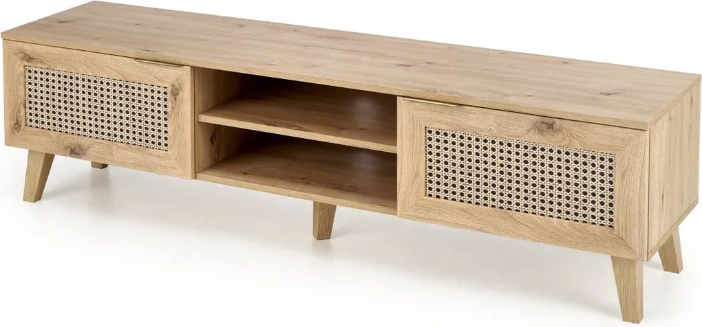 Credenza Borneo RTV-1 in rovere artigianale/nero L150 cm