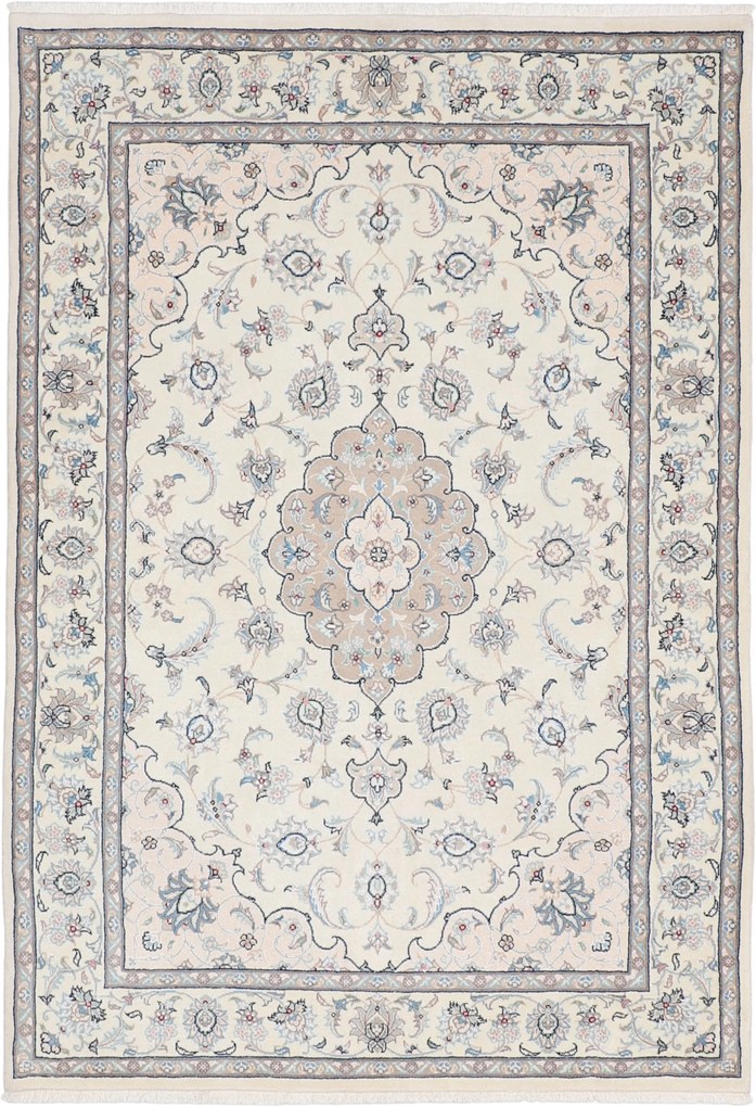 Nain Tappeto 200x140 (Iran) Annodato A Mano