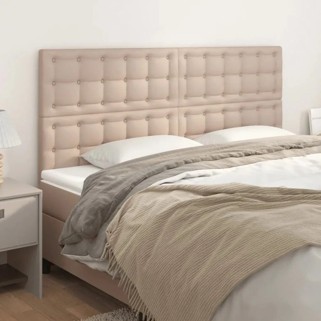 Testiere 4 Pz Cappuccino 80x5x78/88 Cm İn Similpelle /