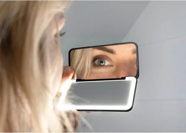 Concept KZ2020 - Specchio cosmetico LED PERFECT SKIN LED/1,5W/5V 300 mAh nero