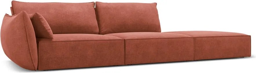 Divano angolare rosso Vanda - Mazzini Sofas