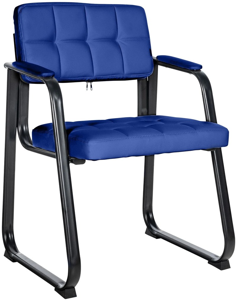Sedia Visitatore Canada B İn Ecopelle: Eleganza E Comfort Senza Tempo / Blau