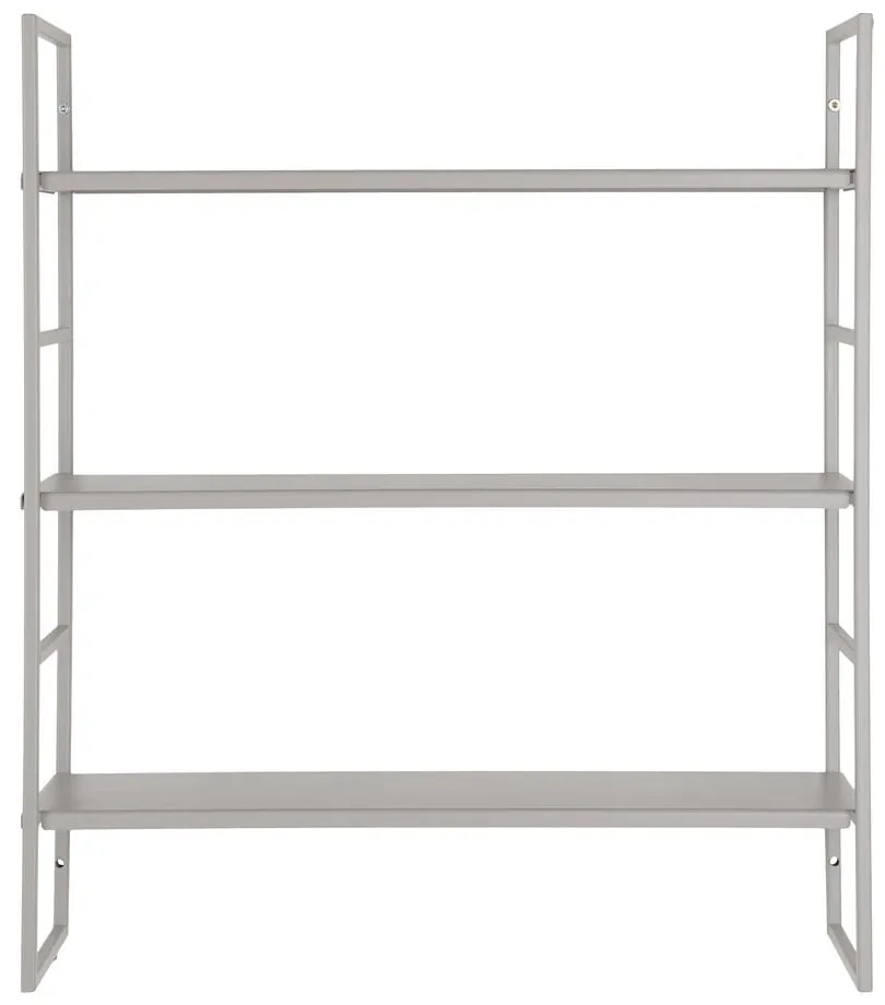 Scaffale grigio chiaro in metallo con ripiani 48 cm Beja - House Nordic