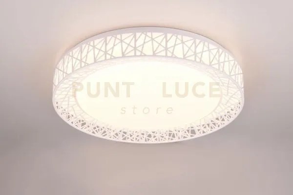 Cluster plafoniera a led 40w 4300lm, 2700 - 6500k bordo lavorato bi...