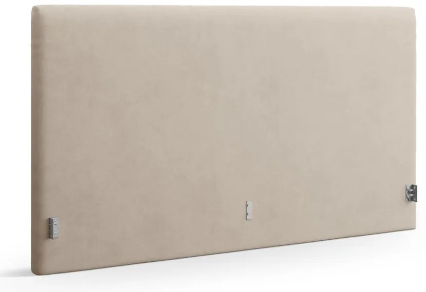 Testiera marrone chiaro in imbottito 150,5x100 cm Remo – Micadoni