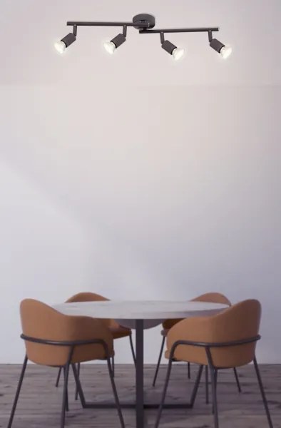 GLOBO 57382-4L - Faretto LED OLIWA 4xGU10/3W/230V