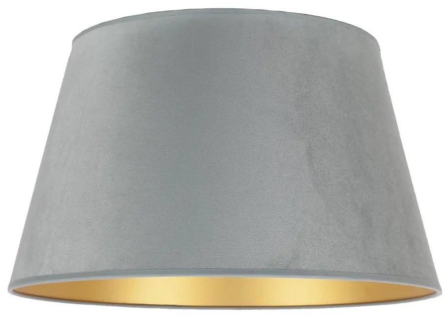 Duolla - Paralume per lampada da tavolo CONE M E27 diametro 28 cm grigio