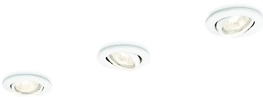 Philips 59243/31/E7 - SET 3x Lampada da incasso ENIF 1xGU10/50W/230V