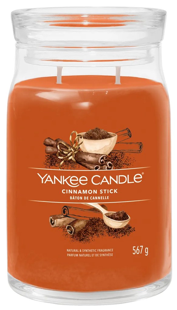 Cinnamon Stick, candela in giara grande Yankee Candle