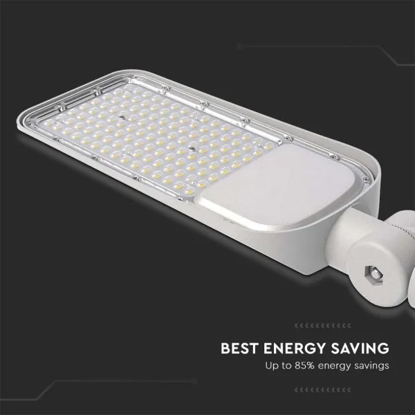 Lampione LED stradale SAMSUNG CHIP 100W 230V 4000K IP65 grigio