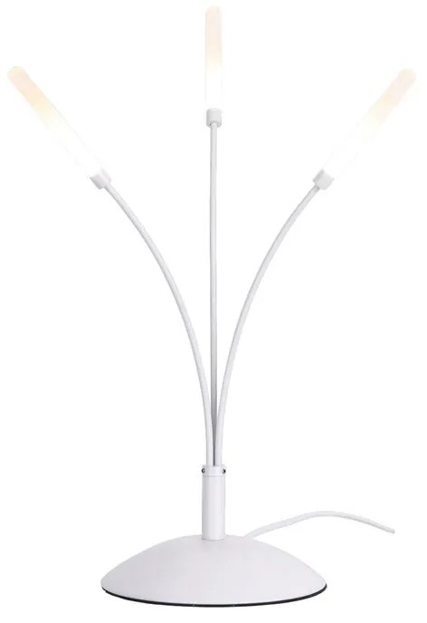 Lampada da tavolo LED Sole bianco bianco