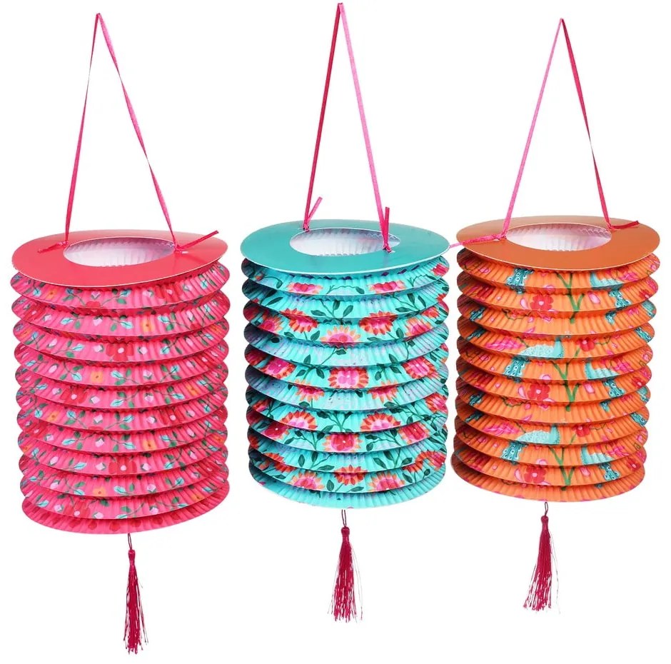 Set di 3 lanterne decorative - Rex London