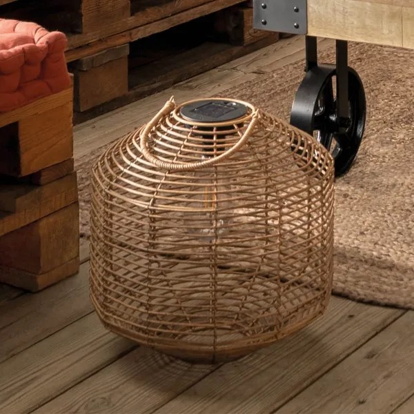 Atmosphera - Lampada solare LED CUBA LED/1,2V IP44 rattan