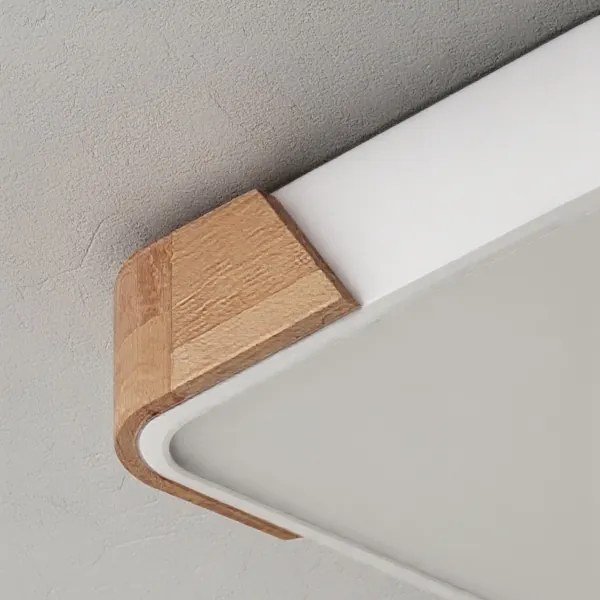 Brilagi - Plafoniera LED PILANA LED/24W/230V rovere/bianco 32x32 cm