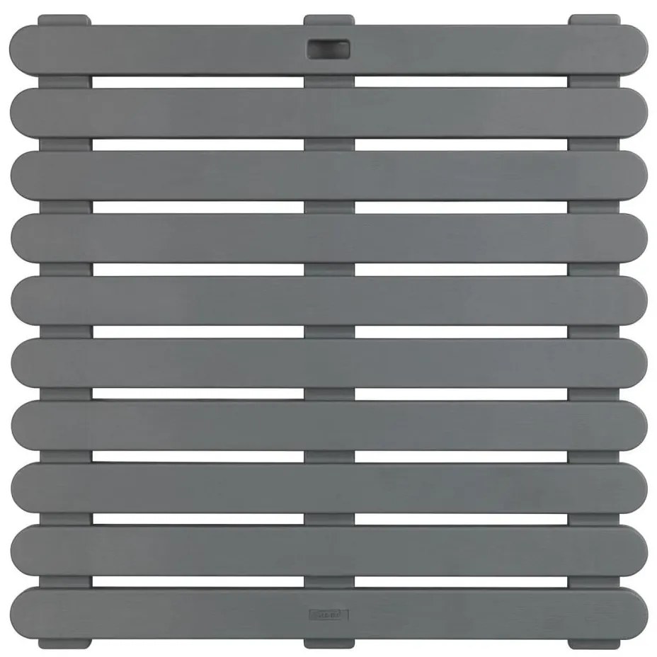 WENKO 22947100-Tappetino doccia per interni ed esterni 55x55 cm grigio