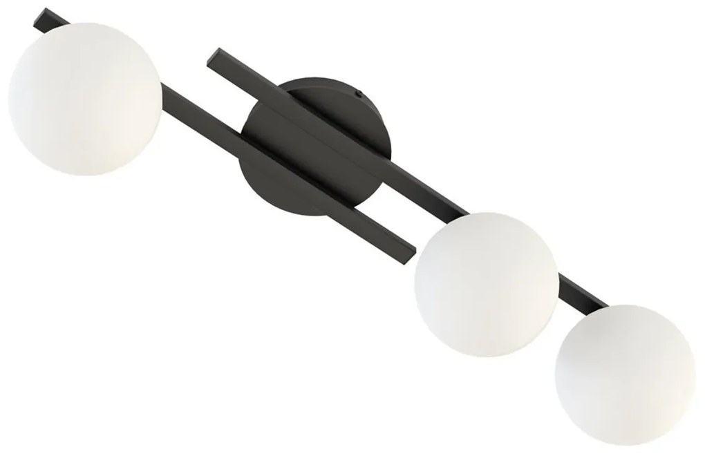 Lampada da soffitto in acciaio KAIRO 3 da interno 3xE14