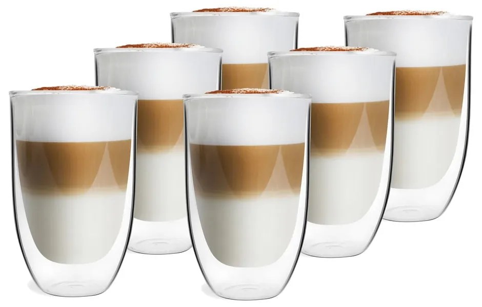 Set di 6 bicchieri a doppia parete NATALIE, 350 ml - Vialli Design