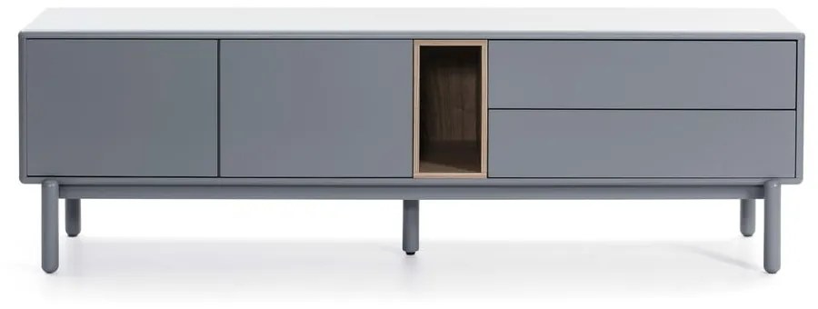 Tavolo TV blu-grigio 180x56 cm Corvo - Teulat