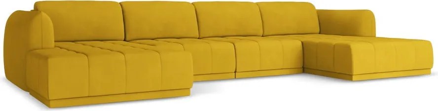 Divano angolare giallo Hoku – Makamii