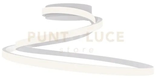 Plafoniera led coaster circolare bianca 40w 5440lm cct 3000k 4000k ...