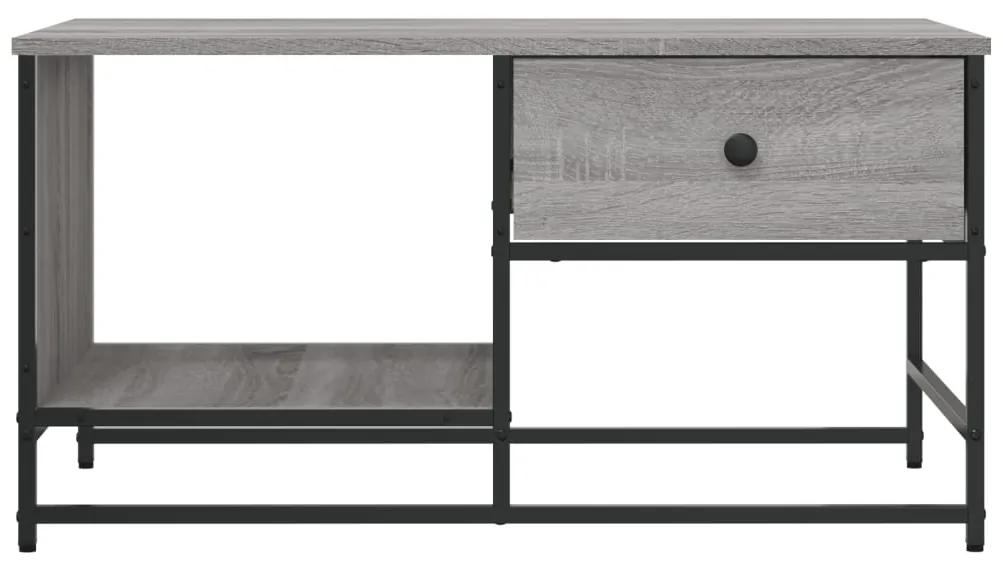 Tavolino Salotto Grigio Sonoma 85,5x51x45 cm Legno Multistrato
