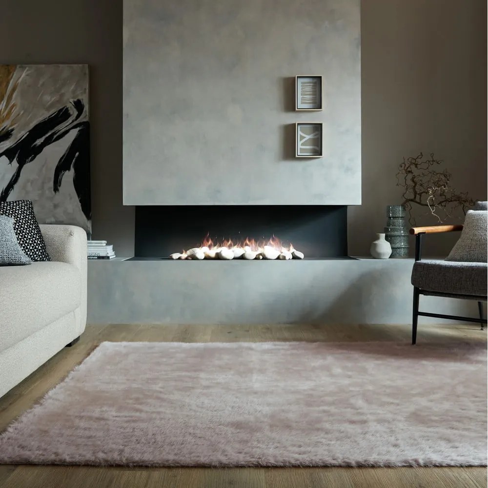 Tappeto in pelliccia sintetica marrone 160x230 cm Alpine Faux Fur - Flair Rugs