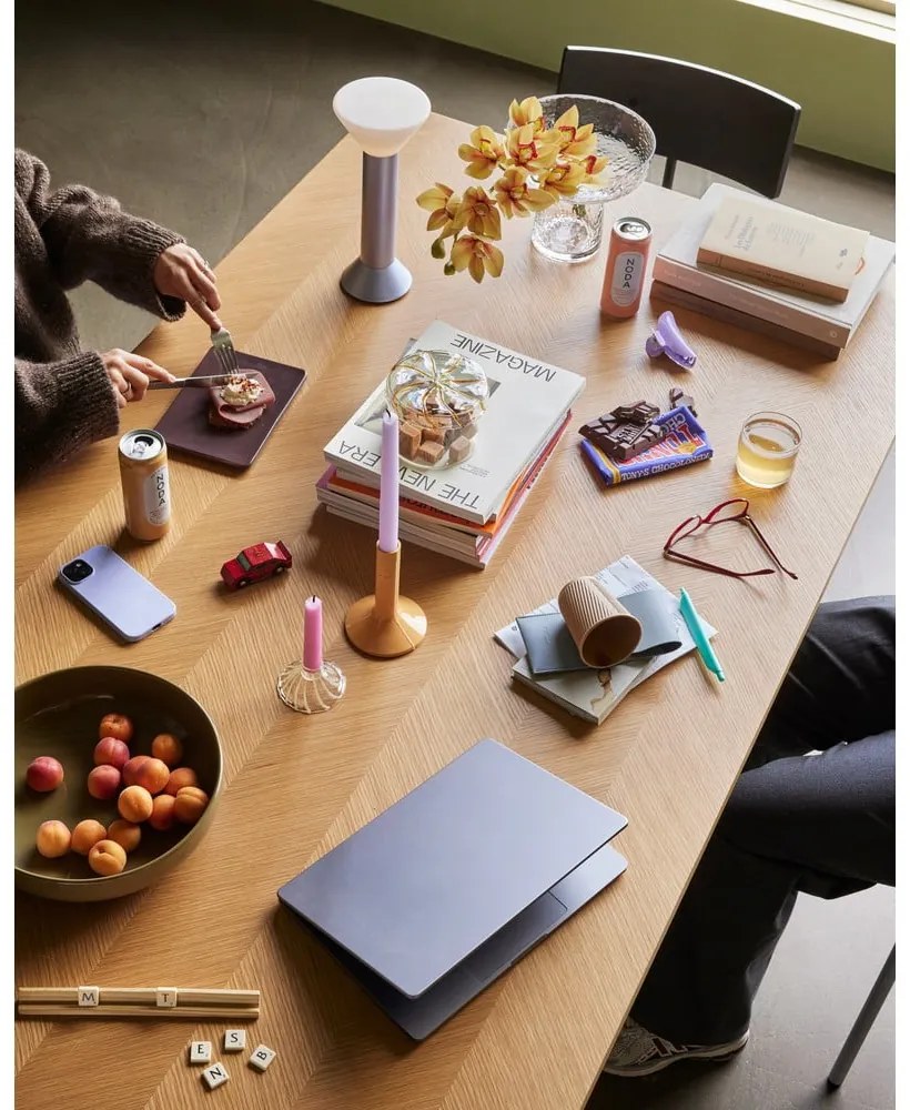 Vaso in vetro realizzato a mano (altezza 19 cm) Aino - Hübsch