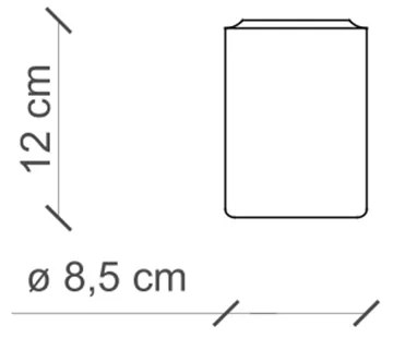 Plafoniera Classica Trieste Bianco Decorato Filo Marrone 1 Luce E14