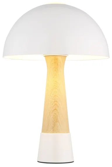 Globo 51570122 - Lampada da tavolo PAULIN 1xE27ILLU/40W/230V bianca