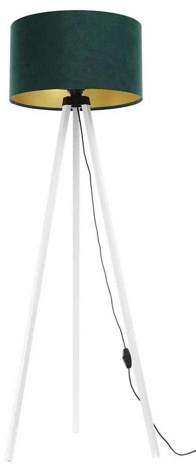 Lampada da terra STANDART 1xE27/60W/230V verde/bianco