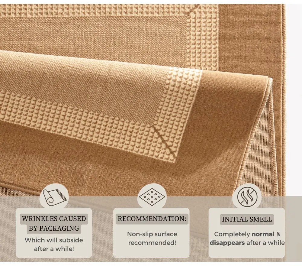 Tappeto marrone e beige , 160 x 230 cm Basic - Hanse Home