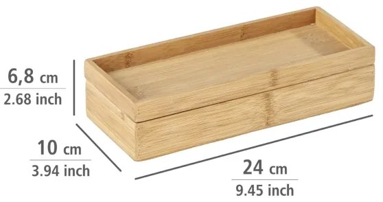 WENKO 23917100 - Scatola TERRA 24x10 cm marrone