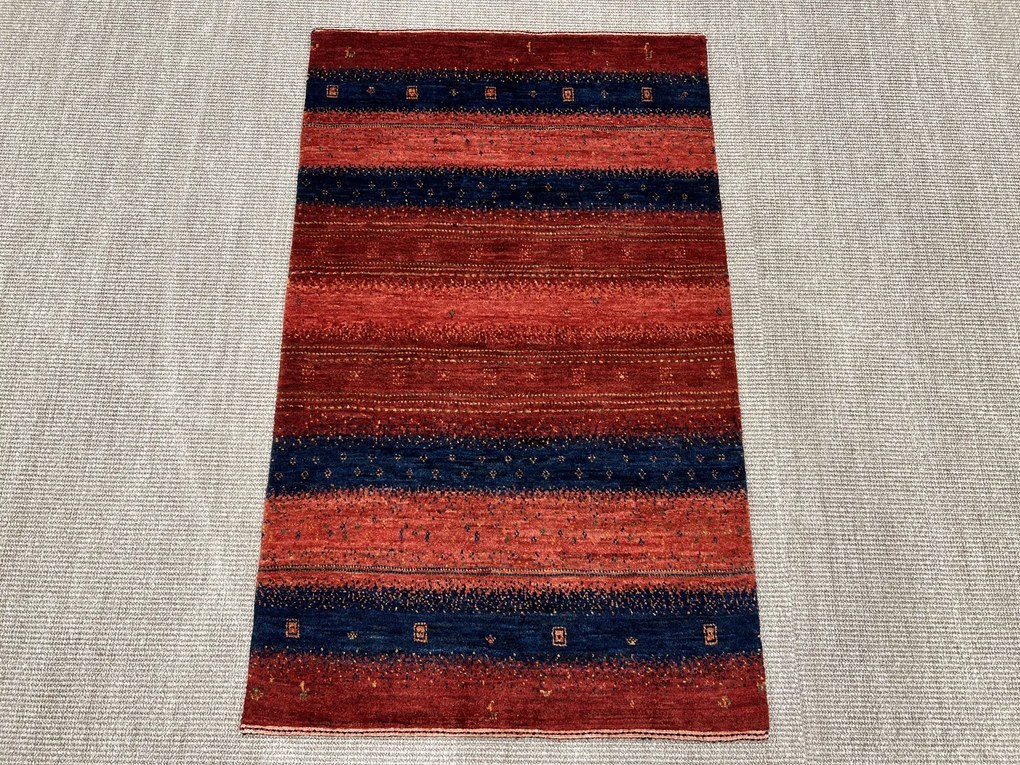 Loribaft Tappeto persiano 80 x 140 Rosso (Iran) Annodato A Mano