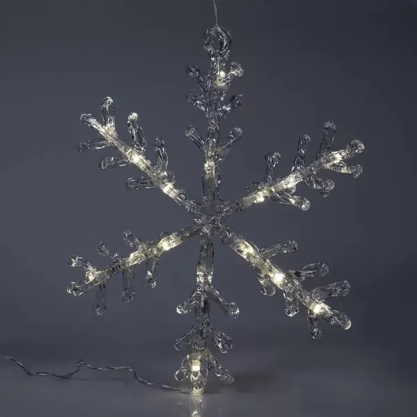 Decorazione per finestre di Natale a LED 16xLED/3xAA bianco caldo