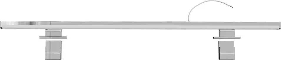 Lampada LED da Specchio 78cm 14W Cromata IP44 Tripla Installazione Colore Bianco Caldo 3.000K