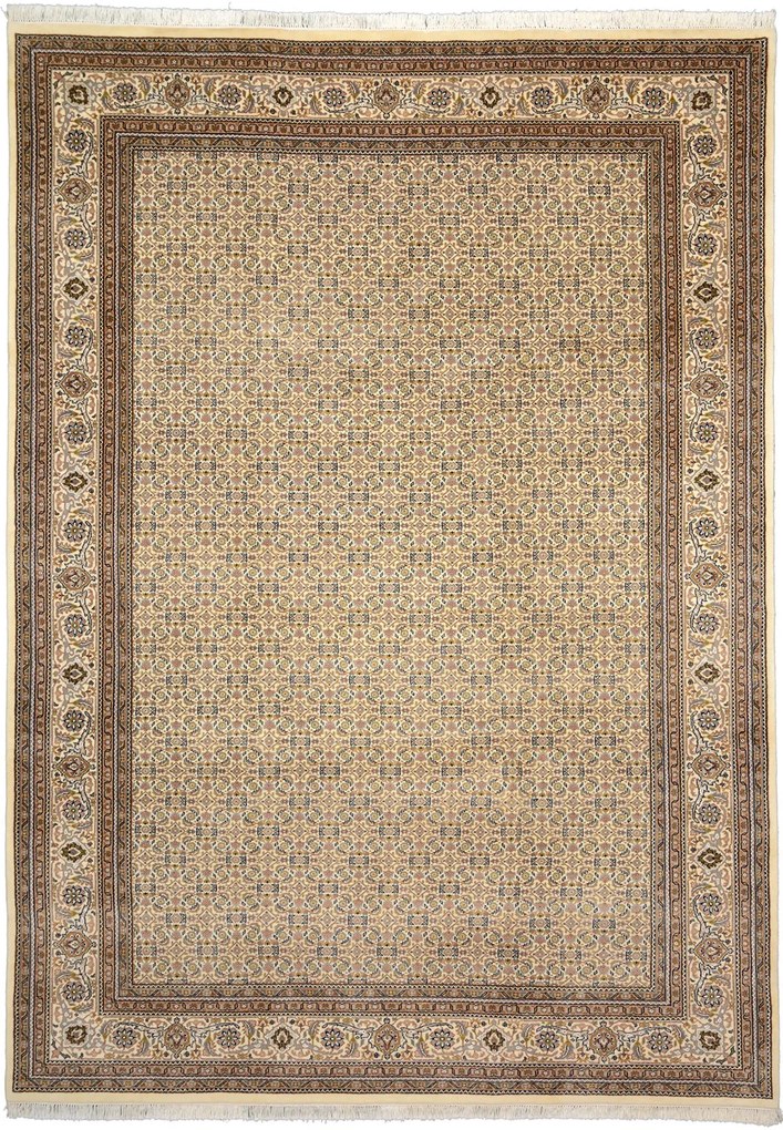Bidjar Tappeto orientale 350x260 Beige (Indian) Annodato A Mano