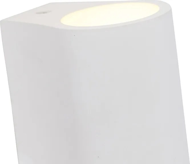 Applique da parete moderna bianca - Tubo