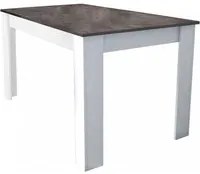 Tavolo da Pranzo in Truciolare cm 140x80 - HENRY Colore: Grigio scuro