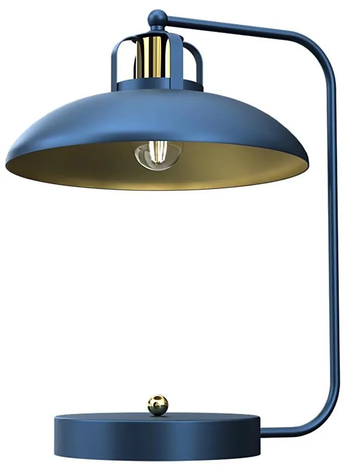 Lampada da tavolo FELIX 1xE27/60W/230V blu