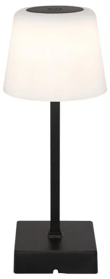 Globo 28061S - Lampada da tavolo LED dimmerabile XAYDEN LED/2W/5V 800mAh nera