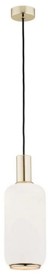 Argon 4356 - Lampadario a sospensione con filo SAGUNTO 1xE27/15W/230V diametro 14 cm ottone