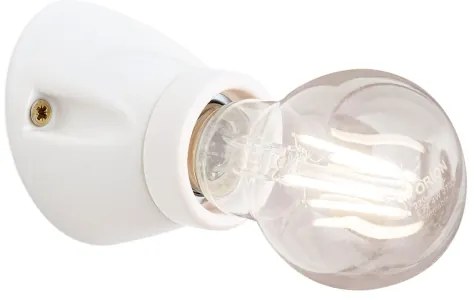 Orion - Lampada da parete FROST 1xE27/60W/230V bianca