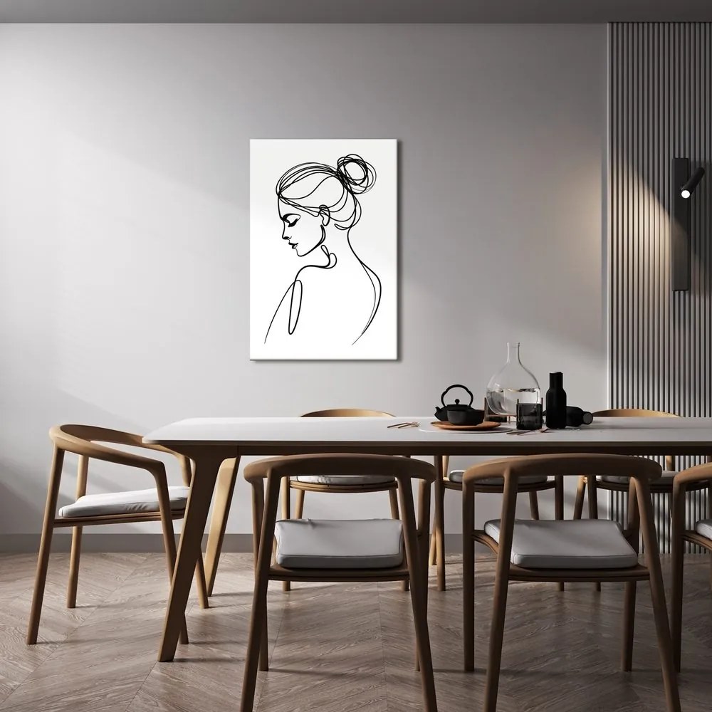 Quadro su tela – Linee e grazia