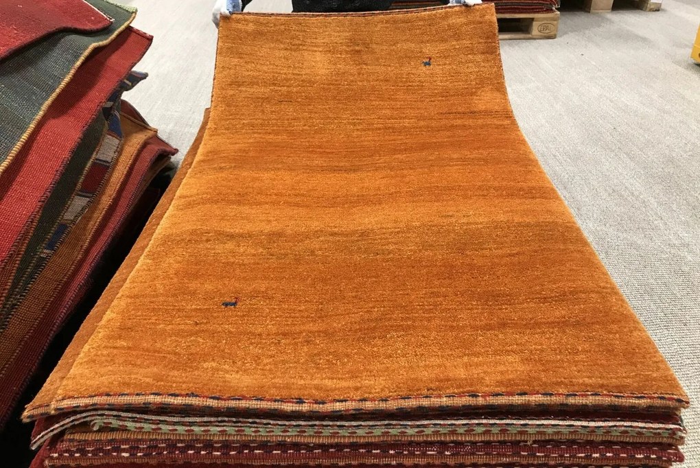 Gashguli Tappeto persiano 120x80 Giallo (Iran) Annodato A Mano