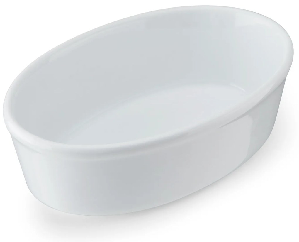 Pirofile ovale porcellana bianca Chalk Mikasa